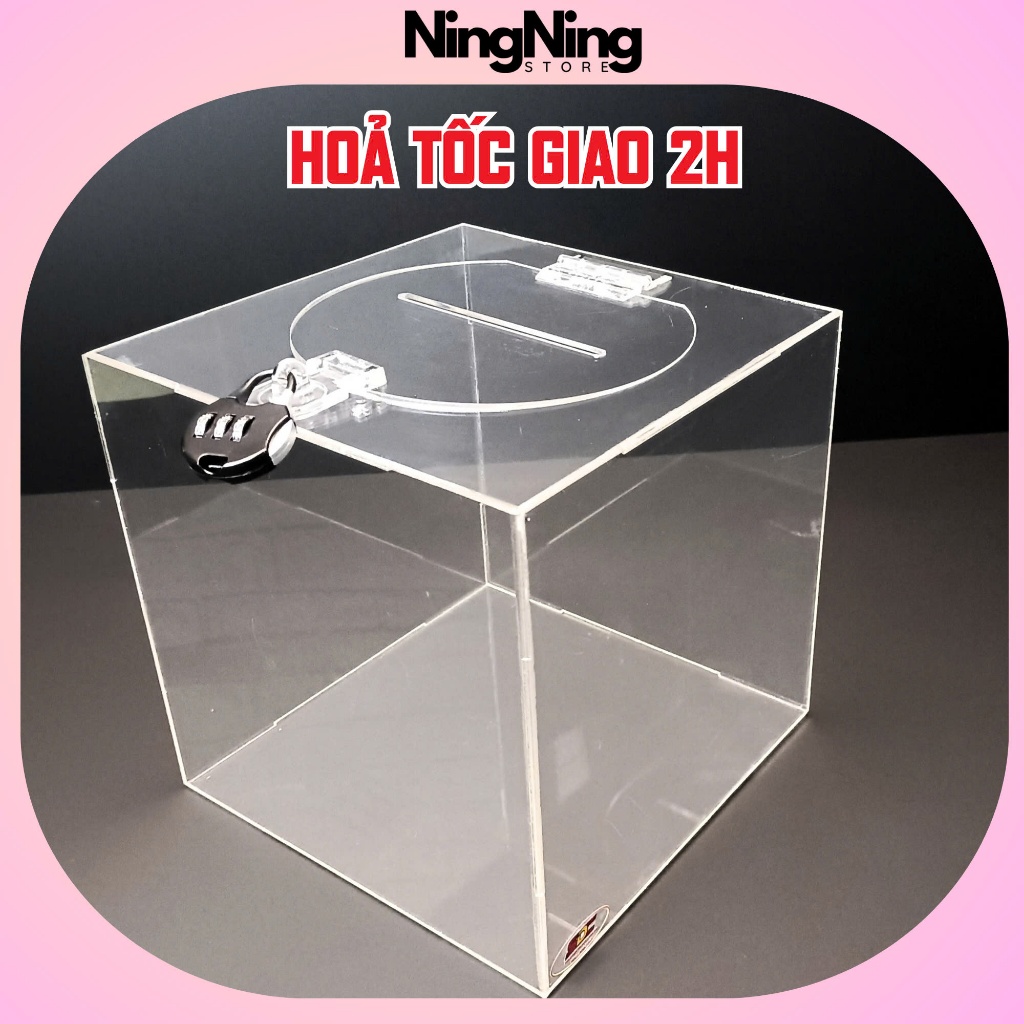 Thùng rút thăm trúng thưởng - Thùng bốc thăm trúng thưởng - Hòm từ thiện