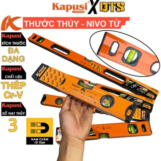  Thước thủy Kapusi cao cấp chính hãng | Thước nivo có nam châm thép CR-V siêu bền chính xác tuyệt đối livo cân bằng 