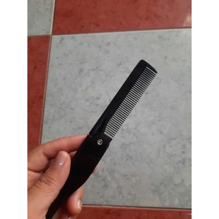 Lược xếp rẻ 2 đầu chải tóc, lược gấp bỏ túi