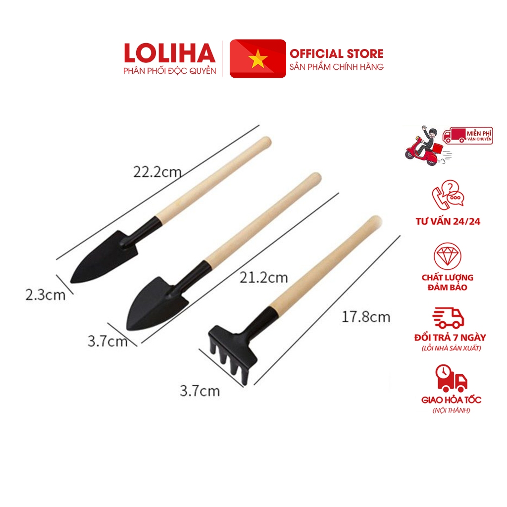 🛑FREESHIP🛑 Combo 5 Set 3 món làm vườn mini