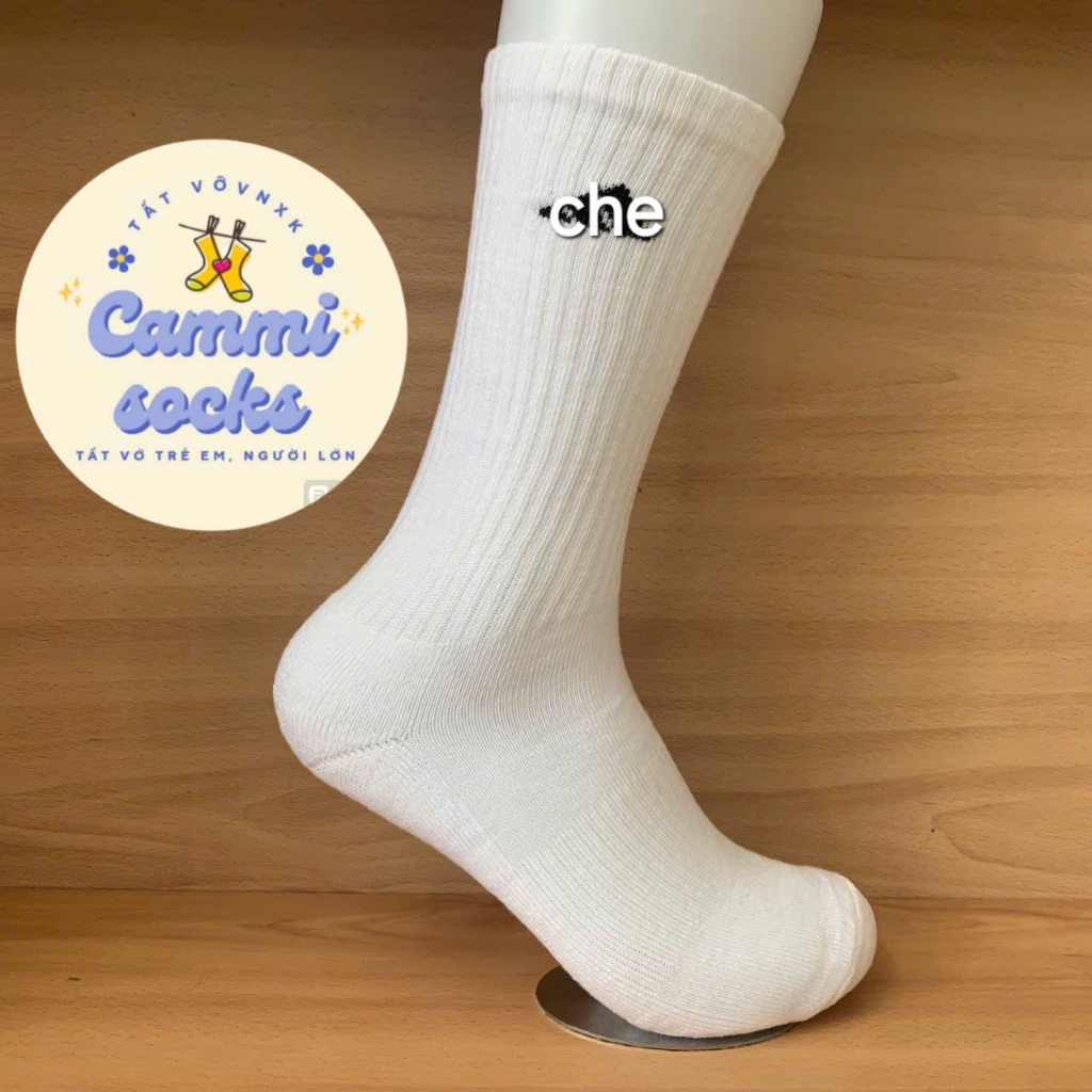 Tất A.di.das cổ cao xuất xịn chất cotton có đệm xù bàn freesize tất thể thao tất đá bóng