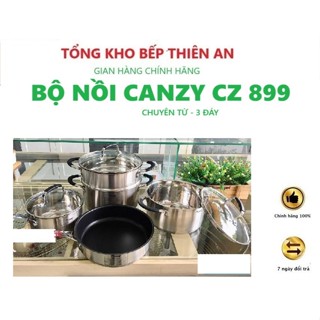 Bộ nồi Canzy CZ 899 New nồi Canzy CZ 899 New, bộ nồi bếp từ chính hãng.  bộ nồi dùng cho tất cả các loại bếp
