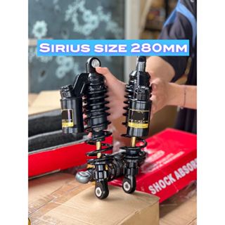 Phuộc Bình Dầu Đen Ty Vàng Mod - Ô Long Vàng - YSS ĐEN cho SIRIUS, WAVE DREAM,...