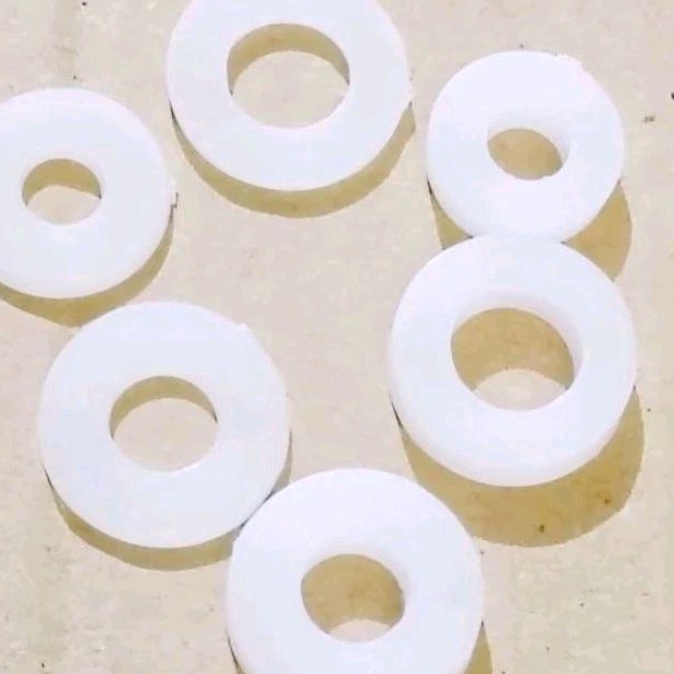 LÔNG ĐỀN NHỰA TRẮNG -6LY x50.GRAM.....