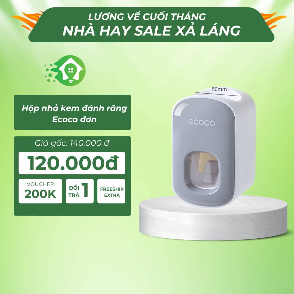 Hộp nhả kem đánh răng Ecoco đơn