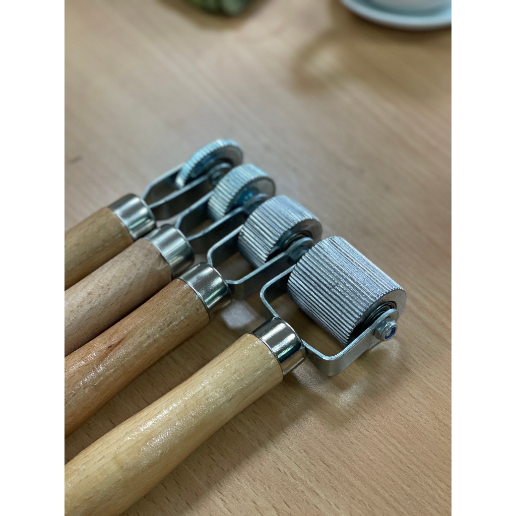 Con lăn miếng vá cán gỗ, bản rộng 6/12/20/40mm