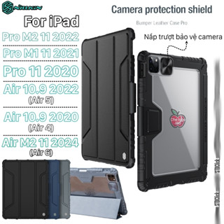 BAO DA IPAD PRO M2 11 2022 - M1 11 2021 - 11 2020 - AIR 6 11 M2 2024 - AIR 4 - 5 10.9 2022 NILLKIN BUMPER PRO CAMSHIELD