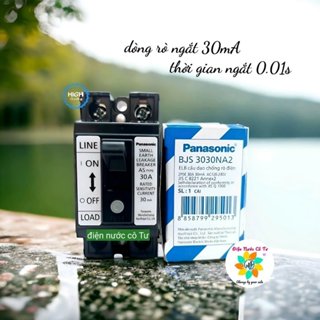 CB cóc Aptomat chống giật chống rò 30A cao cấp Panasonic (thời gian ngắt < 0.01 giây)