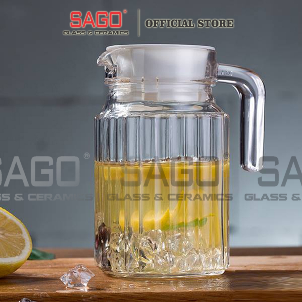 Bình thủy tinh Sọc 500ml