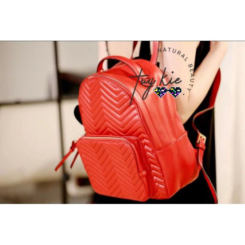 Balo Ét ti X Quentin Jones Red Bag