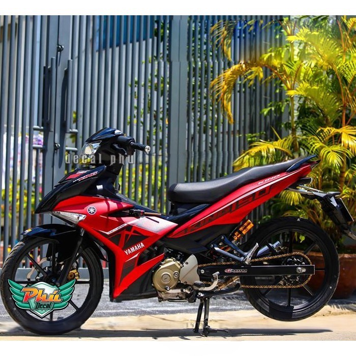 Tem rời Exciter 150 MX King đỏ đen (V)