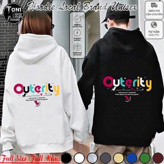 Áo Hoodie OUTERITY KHỦNG LONG Local Brand nỉ bông Cực dày Form rộng Unisex (HD9030L - Chính Phẩm)