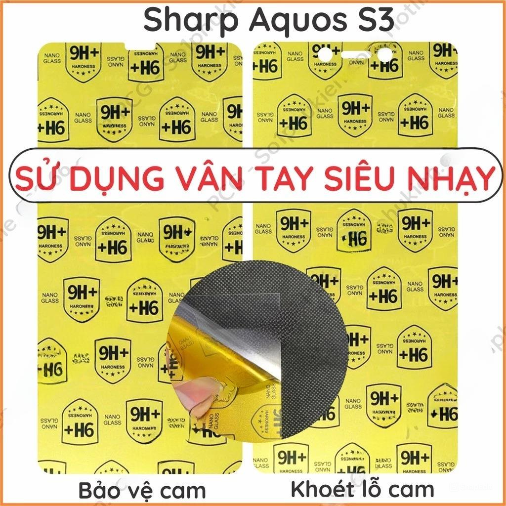 Cường lực Sharp Aquos S3 nano siêu bền