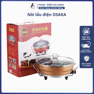 Nồi lẩu điện OSAKA - Nồi đa năng chất liệu tráng men cao cấp công nghệ Nhật Bản