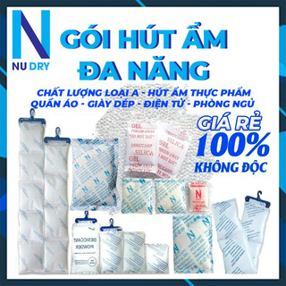  Túi hút ẩm cho Phòng Ngủ Thực phẩm Quần áo Giày dép Máy ảnh 500 Gr hạt hút ẩm silica gel - NU DRY 
