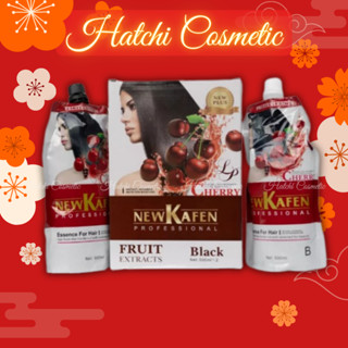 Thuốc nhuộm đen New Kafen cao cấp phủ bạc và không dính da đầu 500ML