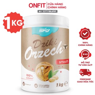 SFD Nutrition Bơ Đậu Phộng Ba Lan (1KG) Bơ Mịn & Bơ Giòn | Peanut Butter Crunch & Smooth | ONFIT