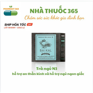 [Trà ngủ  N3] Thực phẩm bảo vệ sức khỏe Trà thảo mộc Baikal tea collection Herbal tea N3 - 30 túi - Date 2024/2025