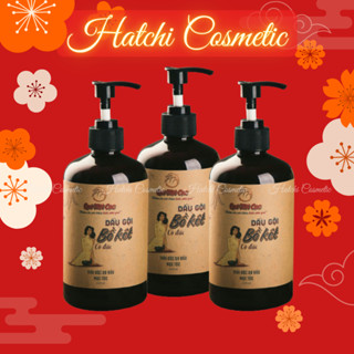 Dầu gội bồ kết cô đặc, chống, ngăn rụng tóc QUÊ MỘT CỤC 500ml