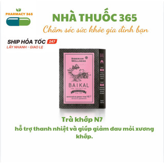 [Trà khớp N7] Thực phẩm bảo vệ sức khỏe Trà thảo mộc Baikal tea collection Herbal tea N7- 30 gói - Date T1/2023