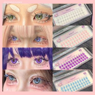 [HÀNG CÓ SẴN] Mi giả trên sợi màu makeup cosplay lễ hội