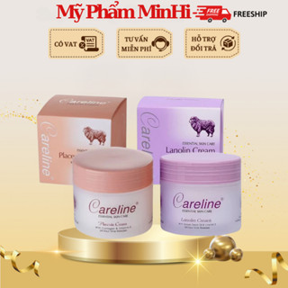 Kem Dưỡng Da Mỡ Cừu CARELINE Lanolin Cream Giúp Dưỡng Ẩm, Khỏe Mạnh Và Ngăn Ngừa Vết Nhăn 100ml