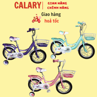 Xe đạp cho bé  Xaming 09 hàng chuẩn full size 12-20 3 màu Xanh dương, Xanh lá ,Hồng