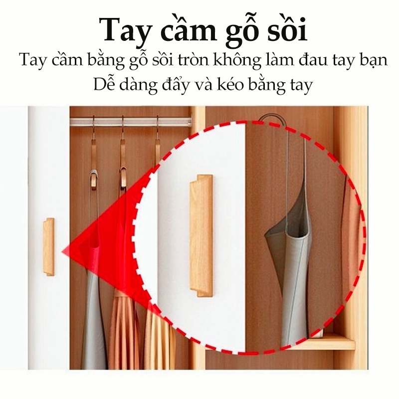 ALVIN Tủ Treo Quần Áo Đa Năng Cửa trượt-Gỗ MDF Phong Cách Hiện Đại Dễ Dàng Tháo Lắp Nhiều kích cỡ | BigBuy360 - bigbuy360.vn