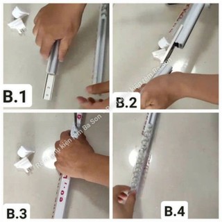 [PHỤ KIỆN RÈM] CÚT NỐI THANH RAY TRƯỢT [DỤNG CỤ NỐI 2 THANH]