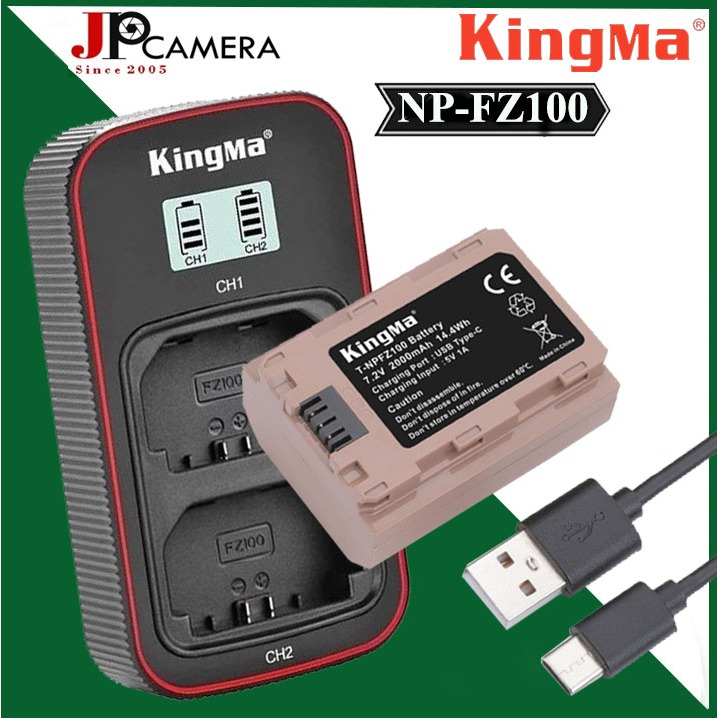 Pin sạc Kingma Ver 5 cho Sony NP-FZ100