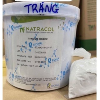 Bột màu thực phẩm trắng Roha(titanium dioxide)- Bột màu thực phẩm Ấn độ idacol color