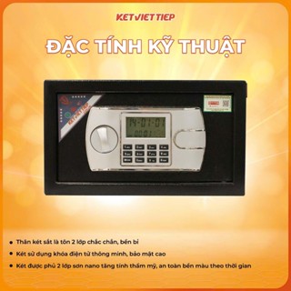  Két sắt mini Việt Tiệp KS305-DT khóa điện tử thông minh bỏ tủ loại nhỏ dùng cho gia đình khách sạn 
