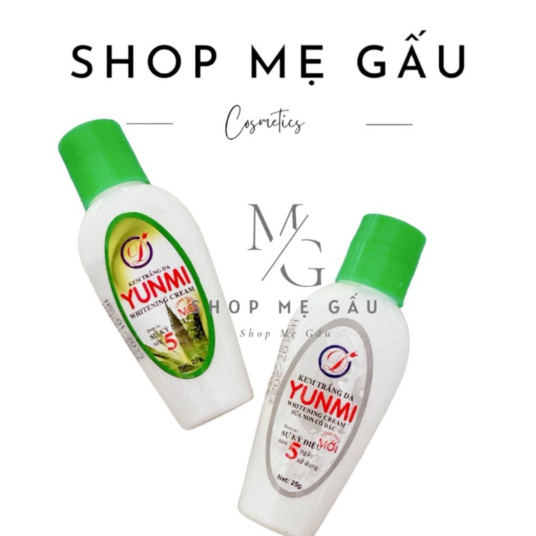 (Combo 2h) Kem kích trắng yunmi trắng da