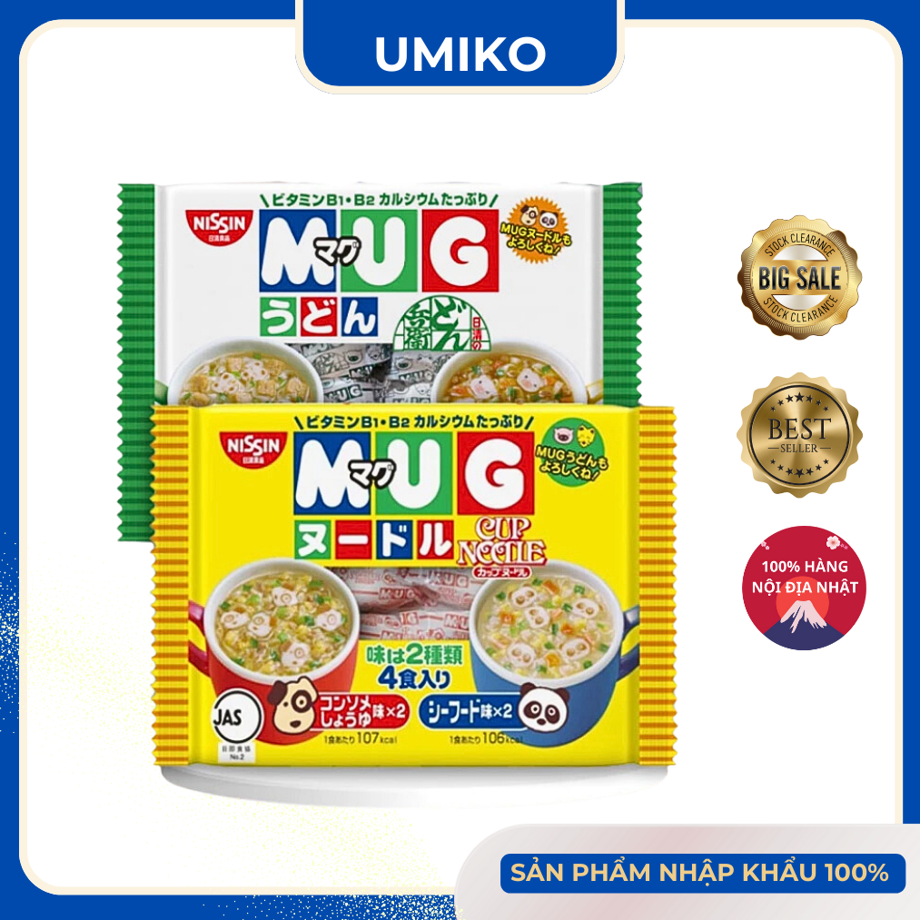 Thùng Mì Mug Nhật Cho Bé
