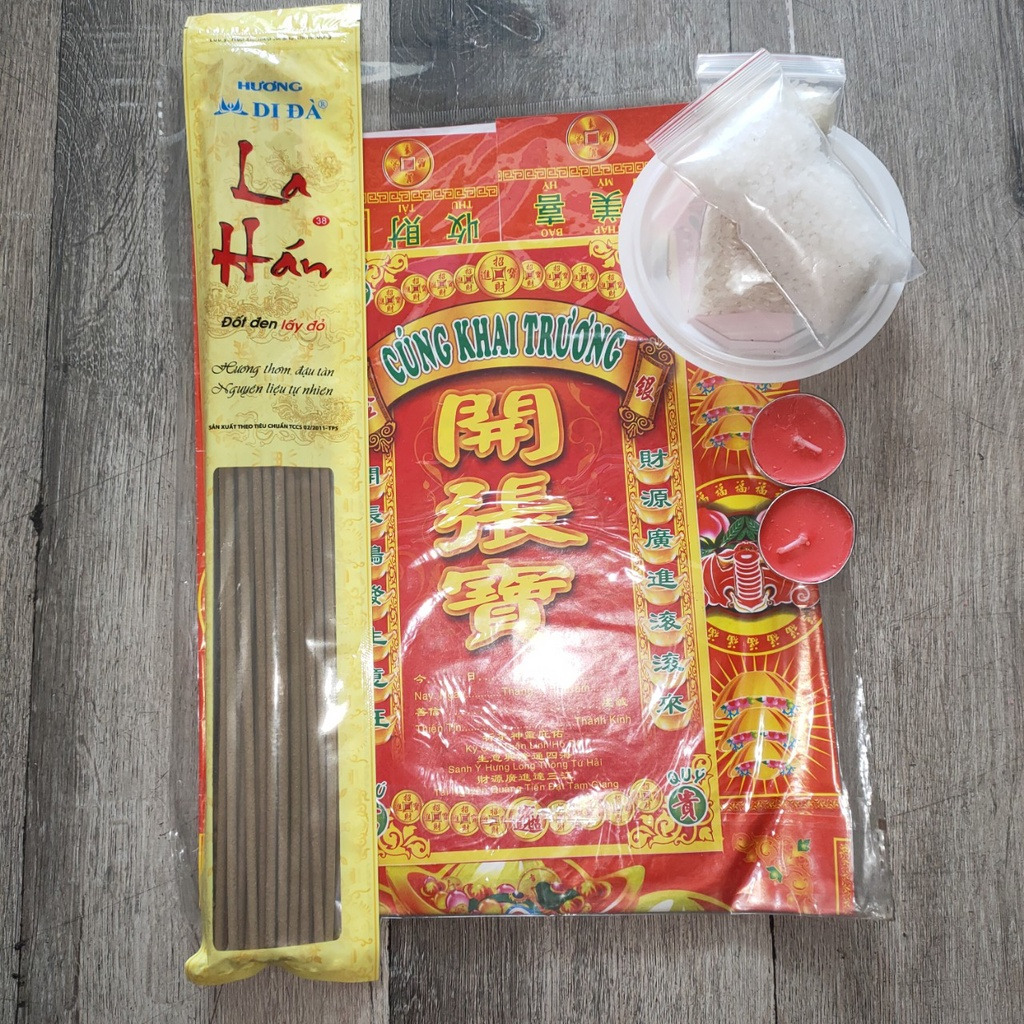 Bộ Giấy Cúng Khai Trương