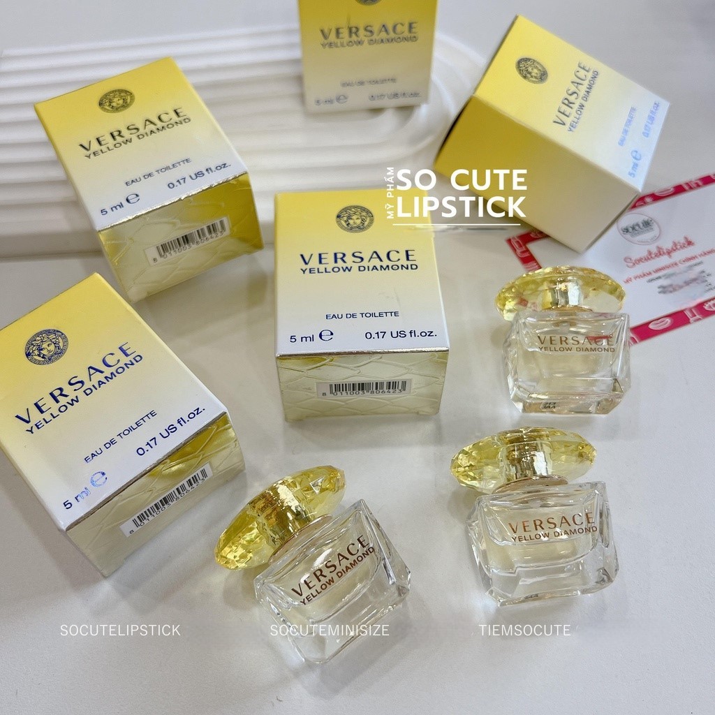 Nước hoa Mini Nữ Ver-sace Bright Crystal EDT -  Bright Crystal Noir -  Bright Crystal Absolu - Ver-s