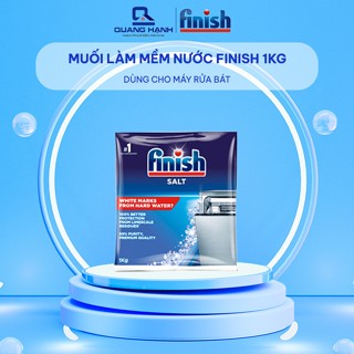  Muối rửa chén bát Finish Salt 1kg 1.5kg - Muối làm mềm nước dành cho máy rửa bát Finish EU 