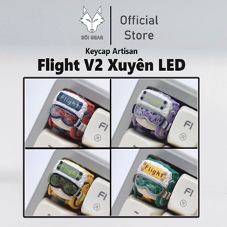 [HỎA TỐC HN - HCM] Keycap Artisan Flight V2 Xuyên led | Keycap Custom Bàn Phím Cơ Chất Liệu Resin cao