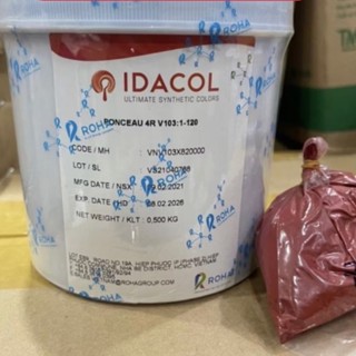 Bột màu thực phẩm đỏ tươi (PONCEAU 4R)- Bột màu thực phẩm Ấn độ idacol color