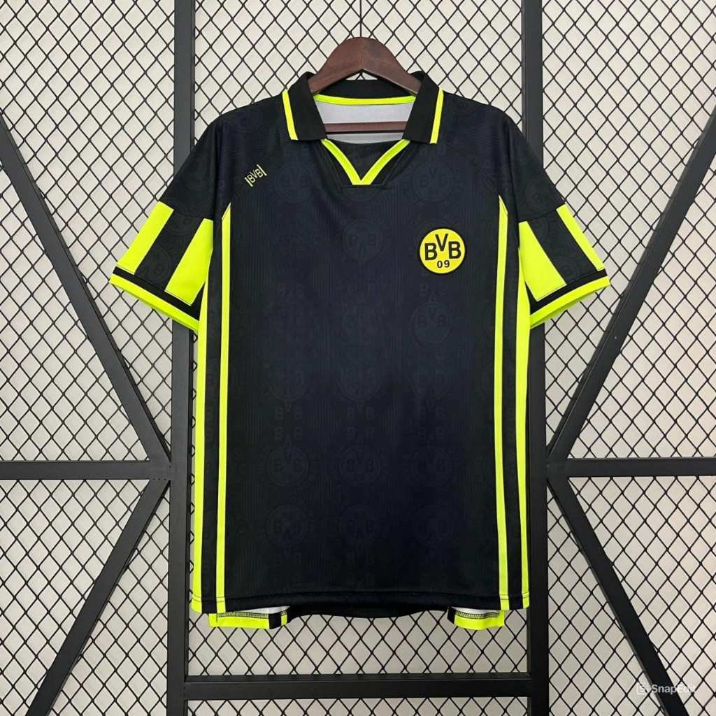 Áo Bóng Đá Retro Dortmund 1996/1997 - Sân Khách bản cao cấp vải Cotton Polyester
