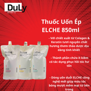 Cặp Thuốc Uốn Ép Tóc Đa Năng ELCHE 850ml