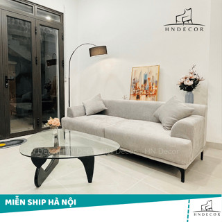 Ghế sofa nỉ Tribeca H20V5 cao cấp vải nỉ mềm mại đệm mút lò xo êm ái bảo hành 1 năm