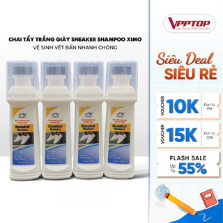 Chai tẩy trắng giày Sneaker Shampoo Ximo, giúp vệ sinh vết bẩn nhanh chóng bản Premium VSG19