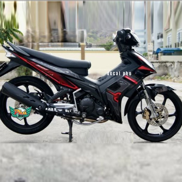 Tem rời Exciter 135 2006-2010 spark đen đỏ 1