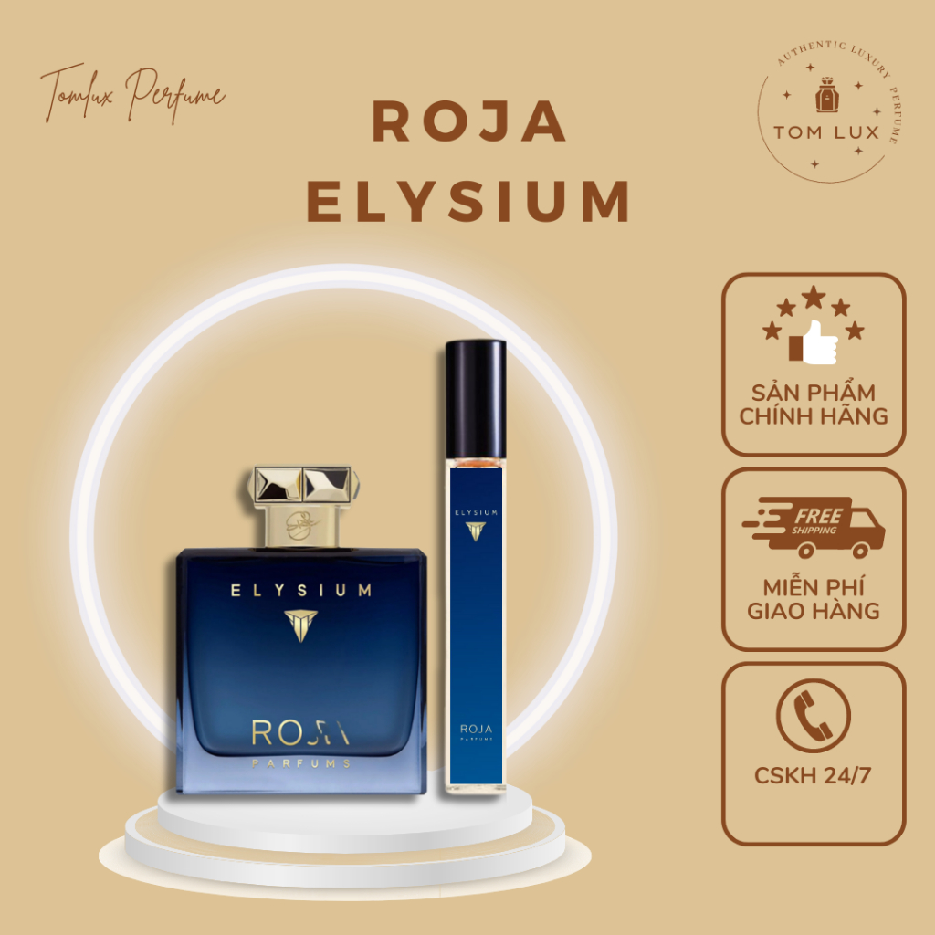 (MẪU THỬ) Nước Hoa Nam R0ja Parfums Elysium EDP TomLux 10ml