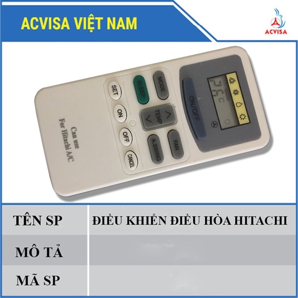Điều Khiển Điều Hòa Hitachi (Linh kiện điều hòa)