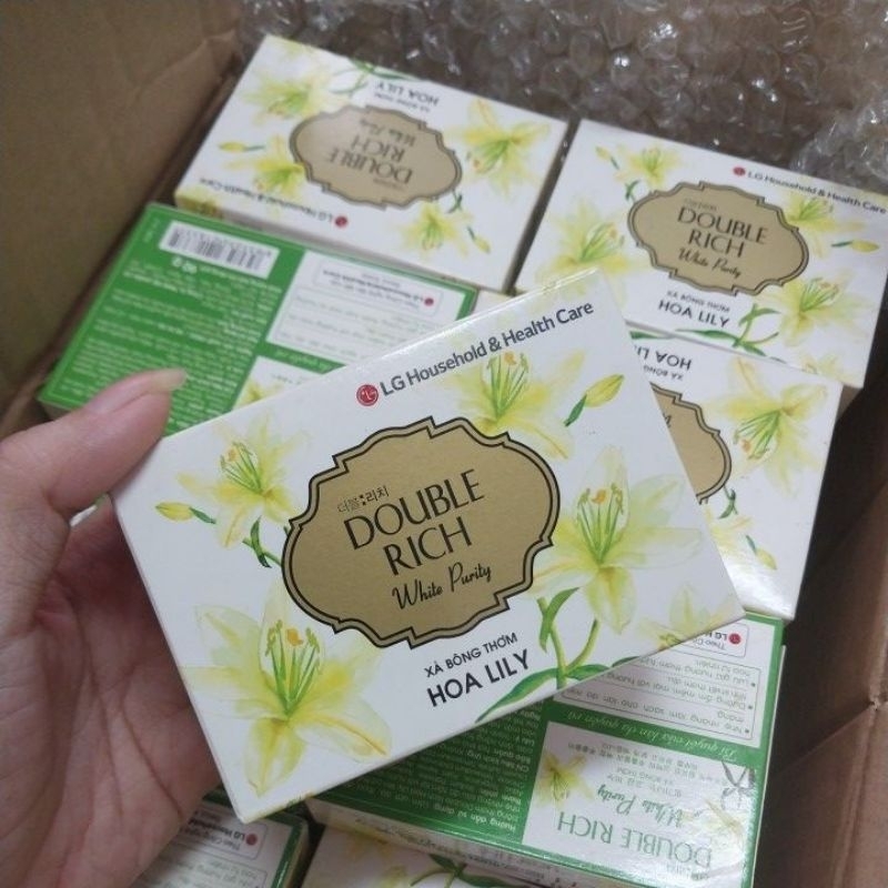Combo 15 cục xà bông Double Rich. Date 9/12/2022