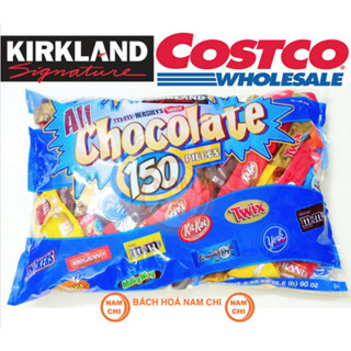 [DATE MỚI] Kẹo Socola 150 VIÊN TỔNG HỢP KIRKLAND Mix Socola 2.55kg HÀNG MỸ (COSTCO USA)