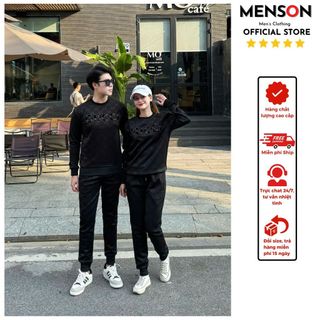 Đồ bộ nam cổ tròn dài tay dày dặn siêu ấm phom đẹp Menson MD30 Set bộ thu đông nam thể thao đẹp 2023 Hàng Cao Cấp