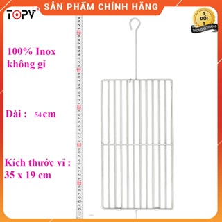 Vỉ nướng quay VX5+ inox, phù hợp bếp nướng TopV V5Plus, vỉ nướng thịt, vỉ kẹp nướng chả cao cấp không gỉ, vỉ nướng điện